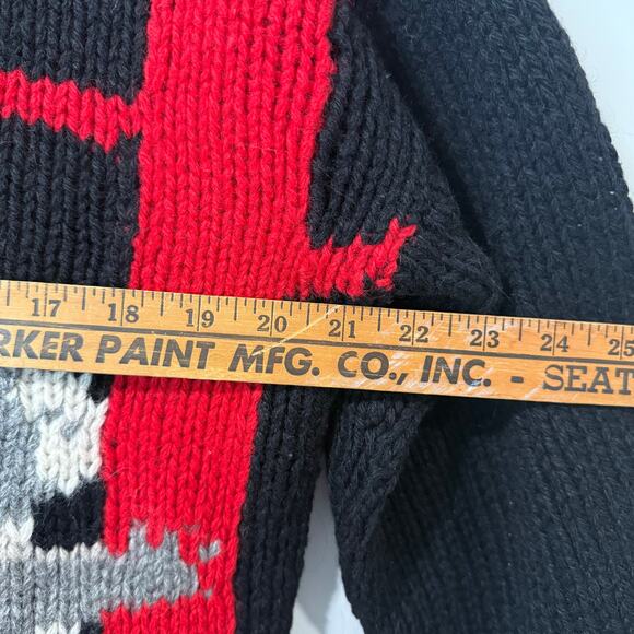 Woolrich Vintage Women's Wool Sweater Koala Bear Knit Intarsia Medium - Picture 4 of 6